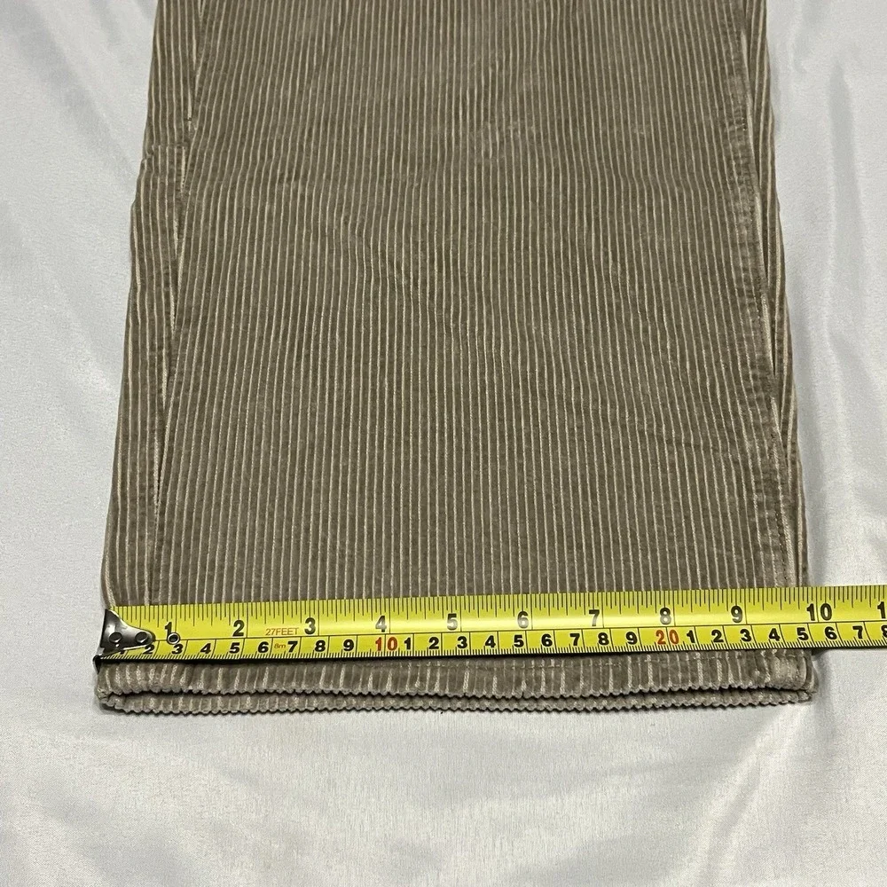 Levis Premium 578 Baggy Corduroy Pants Mens 34x30 (Fits 34x28) Beige Tan Skate